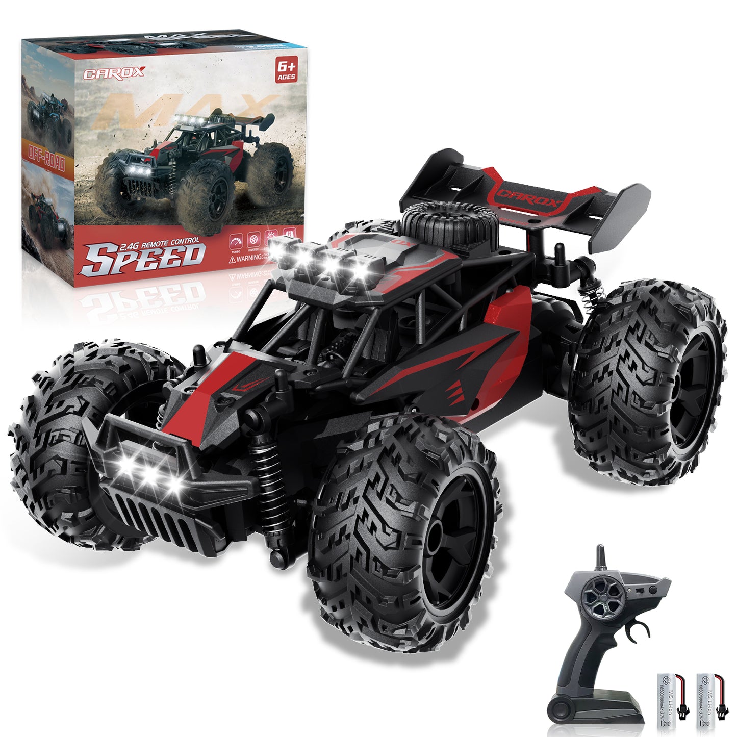 25KM/H High Speed RC Car, 1:18 Off-Road Monster Truck
