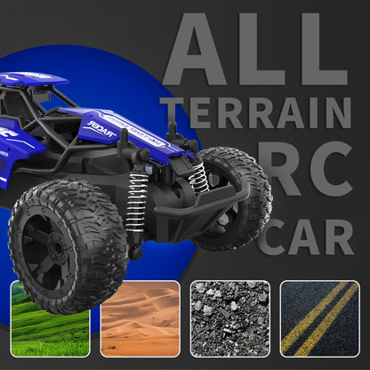 1:16 Scale RC Car for Kids, 2.4GHz High - Speed Electric Monster Truck - Carox