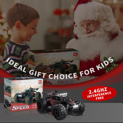 25KM/H High Speed RC Car, 1:18 Off - Road Monster Truck - Carox