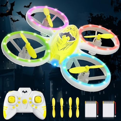 Bat Drone - Drones for Kids - Easy to Use RC Quadcopte, Altitude Hold, Headless Mode - Carox