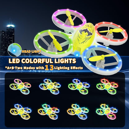 Bat Drone - Drones for Kids - Easy to Use RC Quadcopte, Altitude Hold, Headless Mode - Carox