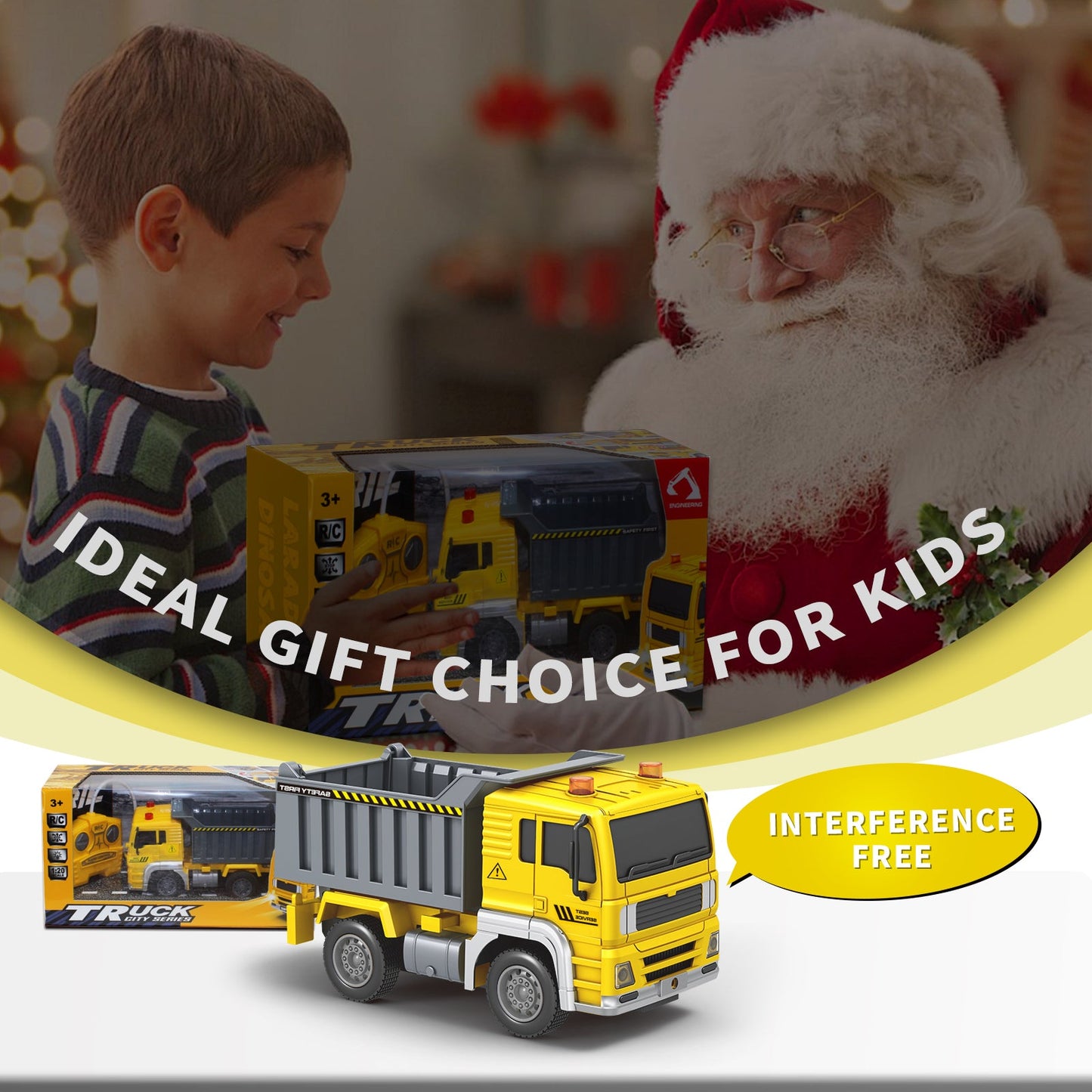 Remote Control Car Engineering Vehicle Learning Engineering Toy Gift for Boys - Carox