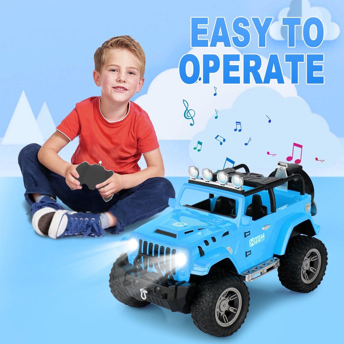 Remote Control car for Kids，RC Car with Spray Mist - Carox