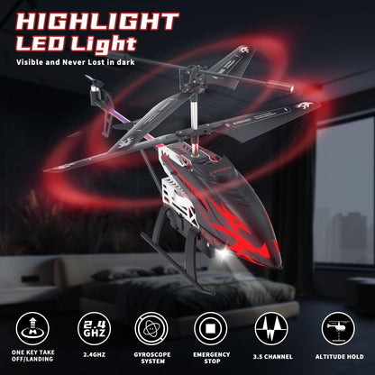 Remote Control Helicopter for Kids with 30 Mins Flight Time, 7 Colors - Carox
